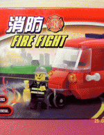 ของเล่นตัวต่อเหมือนเลโก้ LEGO ชุดดับเพลิง รุ่น Fire Flight สามล้อ