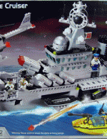 ของเล่นตัวต่อเหมือนเลโก้ LEGO ชุด เรือรบ รุ่น Missile Cruiser EN821