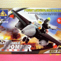 ของเล่นตัวต่อเหมือนเลโก้ LEGO ชุดเครื่องบินรบ รุ่น Black Eagle
