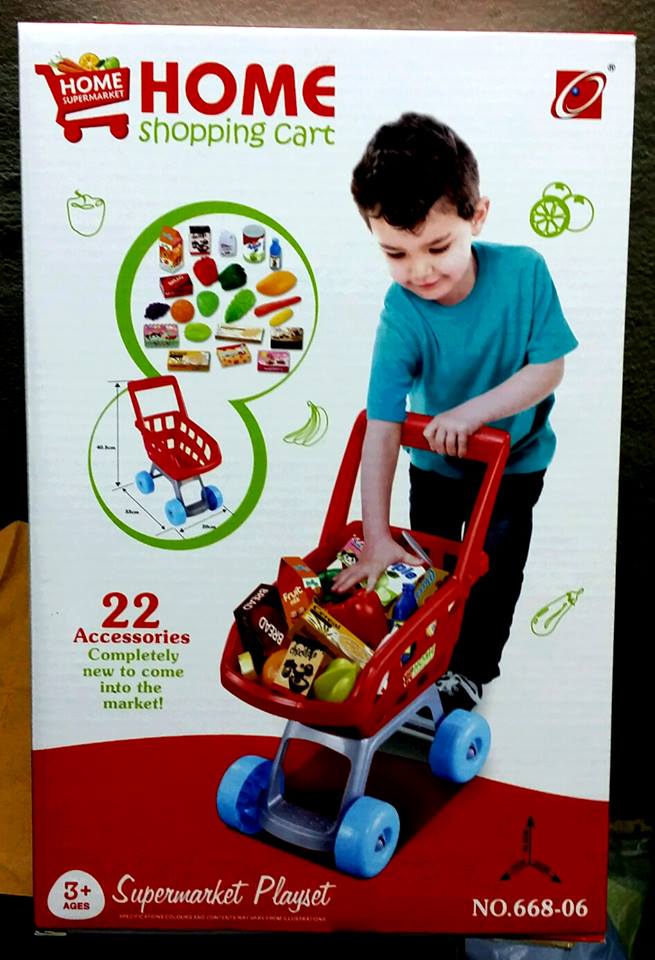 รูปภาพที่1 ของสินค้า : รถเข็นช๊อปปิ้ง เด็กเล่น