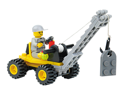 รูปภาพที่2 ของสินค้า : ของเล่นตัวต่อเหมือนเลโก้ LEGO ชุดรถก่อสร้าง รุ่น Crane