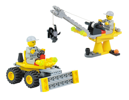 รูปภาพที่3 ของสินค้า : ของเล่นตัวต่อเหมือนเลโก้ LEGO ชุดรถก่อสร้าง รุ่น Crane