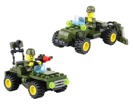 รูปภาพที่3 ของสินค้า : ของเล่นตัวต่อเหมือนเลโก้ LEGO ชุดทหาร รุ่น Chariot