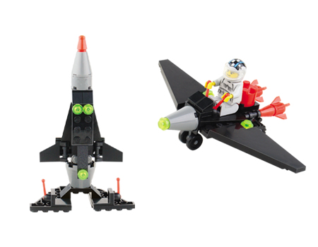 รูปภาพที่3 ของสินค้า : ของเล่นตัวต่อเหมือนเลโก้ LEGO ชุดเครื่องบินรบ รุ่น Black Eagle