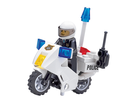 รูปภาพที่3 ของสินค้า : ของเล่นตัวต่อเหมือนเลโก้ LEGO ชุด Police รุ่น มอเตอร์ไซด์